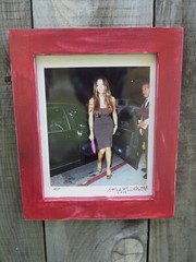 Sofia Vergara @ 2009 with hand made/painted/reliced wooden frame , 10% St. Judd