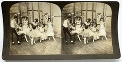 Genre Scene The Ballet School Dance Beauty 1901 Photo Stereo Vintage Citrate