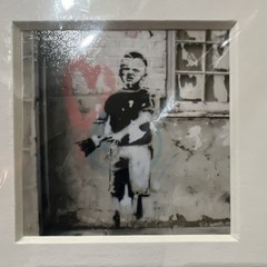 Banksy photos, London Landmarks Photographs Set of 12 Matted Color Prints