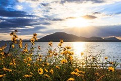 Mount Scott and Lake Lawtonka Wichita Mountains Oklahoma Photography Print