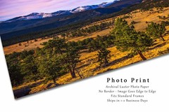 Rocky Mountains Photography Print: Colorado Estes Park Landscape Picture Photo