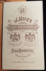 Woman portrait/CDV J. Huff Bad Homburg