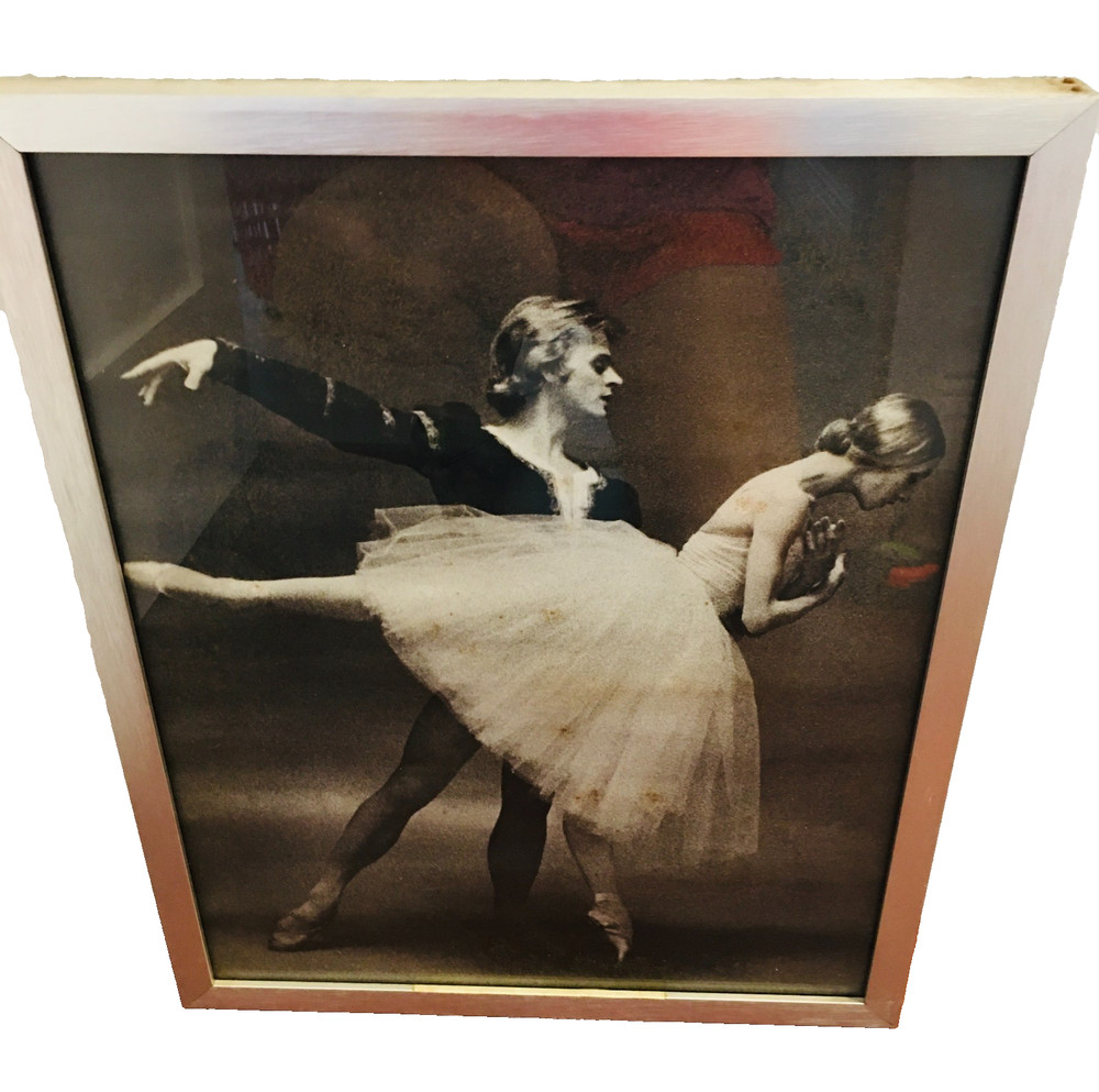 Max Waldman Silver Gelatin Print “Giselle” Natalia Makarova Mikail Baryshnikov