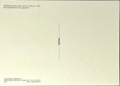 Gertrude Stein & Alice B. Tolklas – Fotofolio Art Print Card Cecil Beaton Photo