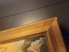 Antique 1920’s Chromolithograph L’Aurora by Guido Reni Original Classic Frame