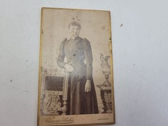 Mixed lot photos portraits cardboard 1900/10 soldiers Mrs. Düsseldorf Leipzig #265621