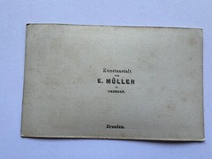 orig. CDV photo lithograph around 1860 Dresden E. Müller