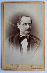 orig. CDV photo photograph man gentleman picture old fashion around 1877 Bromberg Joop