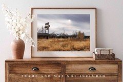 Abandoned Motel Photography Print: Texas Panhandle Route 66 Roadside Photo