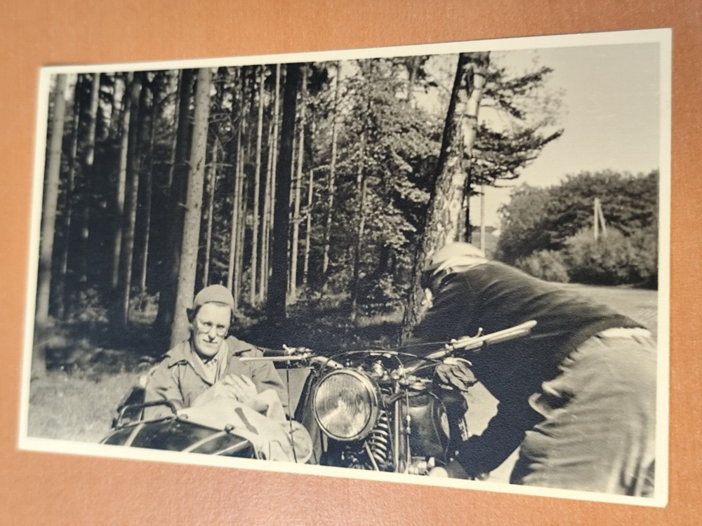 Photo Postcard Motorcycle Motorcycle Photo FK