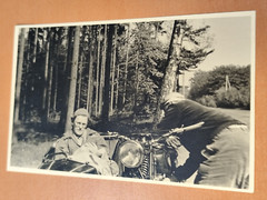 Photo Postcard Motorcycle Motorcycle Photo FK