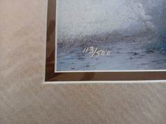 3 Wendy Shattil/Bob Rozinski Signed Gathering Of Horses Cowboy Matted Photos