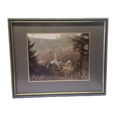 Photograpic Art Peace In The Valley Church Steeple Betsy Weloris 21.5 X 17.5