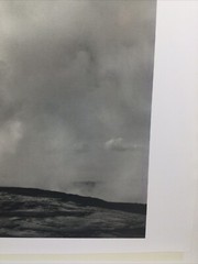 LARGE PHOTO Old Faitful Geyser BY ANSEL ADAMS 1988 25” x30”