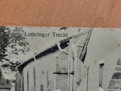 Postcard postcard Lorraine costume used Heilbronn F3