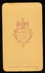 Fotografia Trentina CDV – clergyman after a painting – around 1870