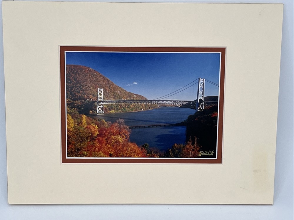 Bear Mountain Bridge New York Custom Photograph 2003 Joe Deutsch Peekskill Matte