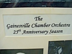 MATTED PHOTOGRAPHY Gainesville Chamber Orchestra 25th By Larry Santucci 16×20