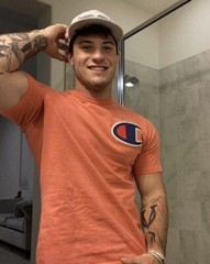 [L151] Handsome Male Cute Model Showing Off Body And Muscles