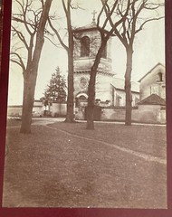 Photo Of The City Of Beny? Late 19th Century Landscape With Romanesque Church