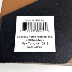 Faux Burl Wood Like Cupecoy Design Wide Picture Frame Walnut Wall/Free Standing