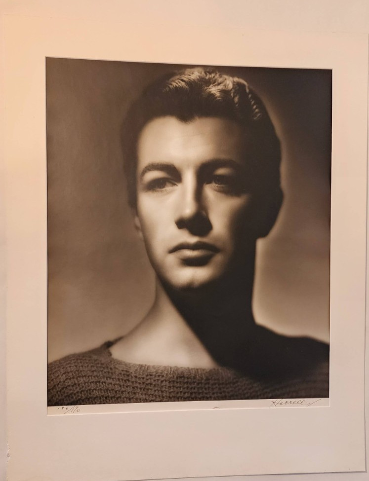 LARGE HURRELL SIGNED 16 X 20 ROBERT TAYLOR PORTRAIT HANDSOME HOLLYWOOD GLAMOUR