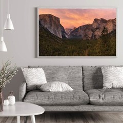 Yosemite Sunset El Capitan Tunnel View Wall Print, Yosemite National Park Photo