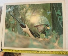 Lot 12 Vtg 1976 US Gov Military USMC Vietnam War WW1 WW2 Lithograph Poster Print