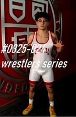 MALE PORTRAIT #0325-024- athletes series-wrestlers- free shipping in the usa