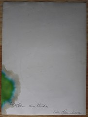 Signed Large Large Vintage Photo Photograph Old Photo B/W Sky