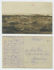 97040 – Battlefield on the Yser – Photo as Postcard, Dated 20.4.1918