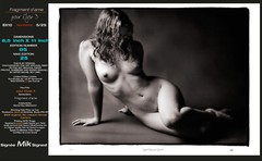 Fine Art Nude Photo «pour Elyse 3» 8×10 Sign Mik & Num 5/25 Blonde Girl Model