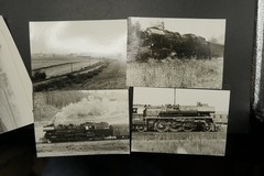 Photo Bundle Lot Steam Locomotive Railway Train GDR Triptis 65 Saale Orla View Thuringia
