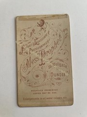 orig. CDV photo photograph man gentleman fashion picture old around 1885 M. Prophet Dundee