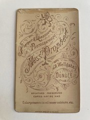 orig. CDV photo photograph man gentleman fashion picture old around 1885 M. Prophet Dundee