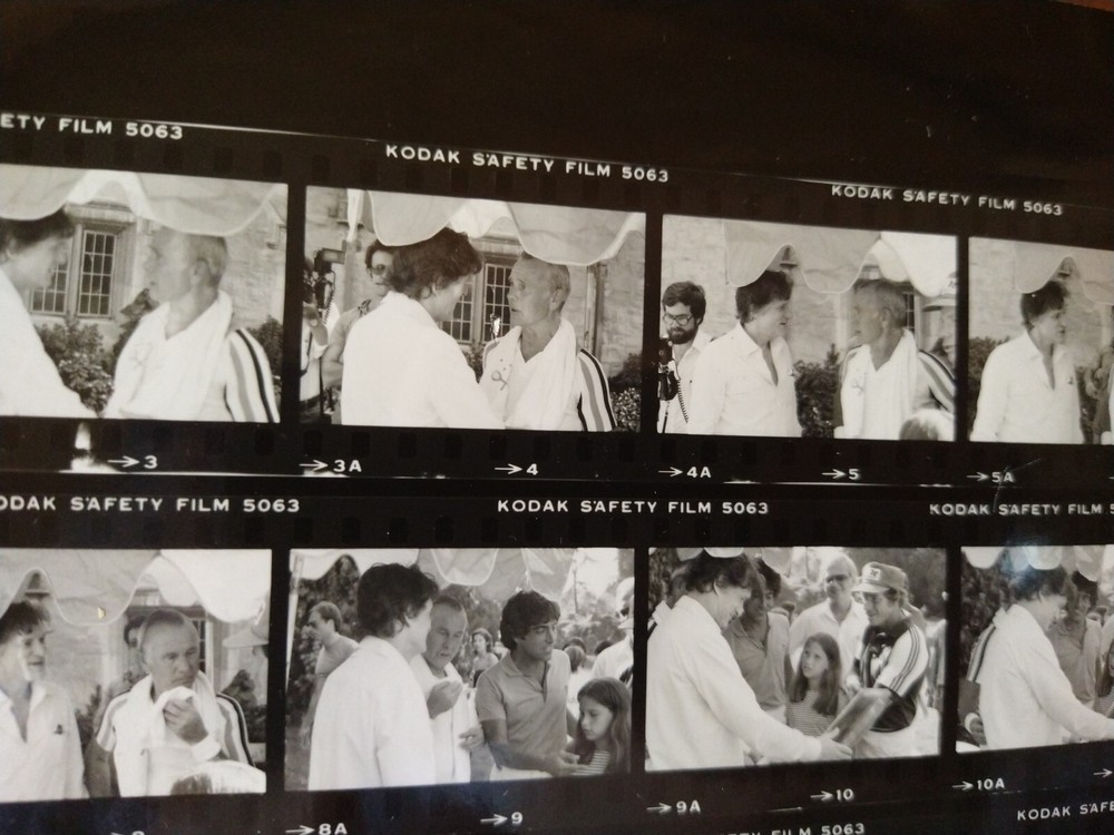 Rare Vintage 35mm Film Negatives Johnny Carson with Play Boy Owner Hugh Hefner