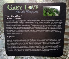GARY LOVE ‘Colorado Glory Days’ Fine Art Photography 19×23