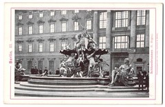Photography / Light Print Edm. Gaillard, Berlin, view of Berlin, the castle fountain