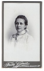 Photograph Fritz Kiener, Tuttlingen, Bahnhofstraße 53a, portrait of a young Fr