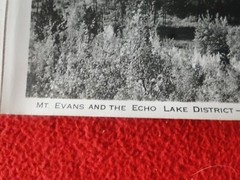 Vintage 1930’s/40’s Colorado Silver Gelatin Photo Mt. Evans Echo Lake