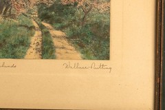 Wallace Nutting Antique 1920’s Hand Colored Photo, The Beauty of the Uplands