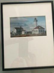 Framed Art Photo of Port Wilson Lighthouse Port Townsend WA