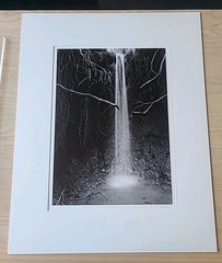 John Wimberley, Waterfall Palo Alto 1982 13 by 18.5 Inches Vintage Print