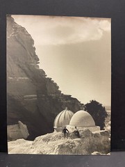 Large Photo Print Signed Black & White 1952 Two Domes Landscape