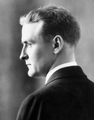 F. Scott Fitzgerald Writing at Campsite in Kenya Print 11″x14″