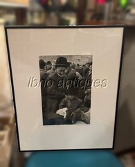 SELLING SHEEP IN KASHGAR MARKET.ORIGINAL SIGNED SILVER PRINT BY LARRY SNIDER