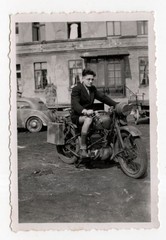 Photo Military Motorcycle Vintage Motorcycle