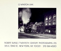 O. Winston Link (1914-2001) Art Announcement Card Twentieth Century Photo