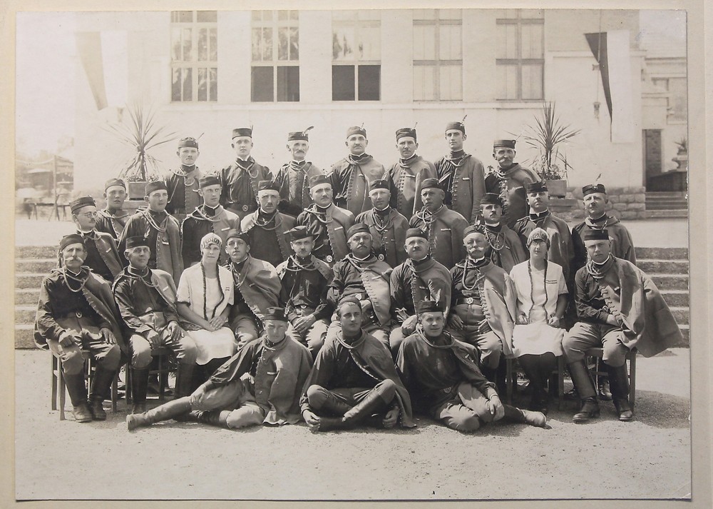 Vintage Photograph Soldiers Military K.L. Sobehrad Pilsen Czech Republic around 1890 K&K XZ