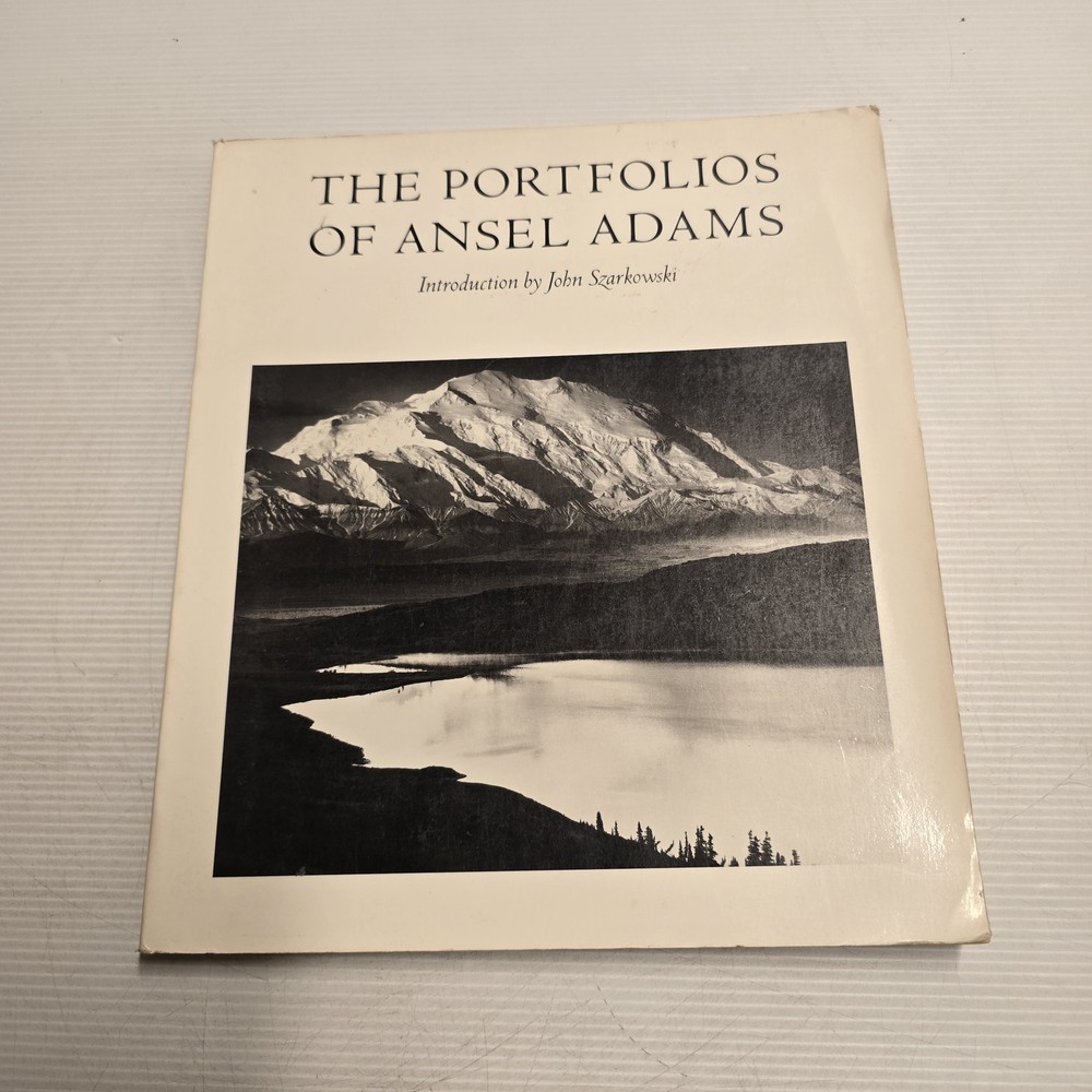 Vintage The Portfolios of Ansel Adams Photography Book 1989 Paperback Landscape